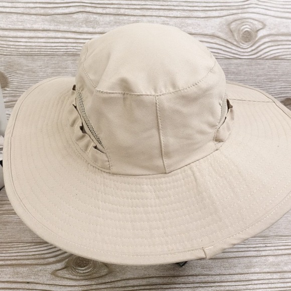 SWISS TECH ONE SIZE TAN TRAPPER SUN HAT CAP SIZE S-M - Picture 4 of 7